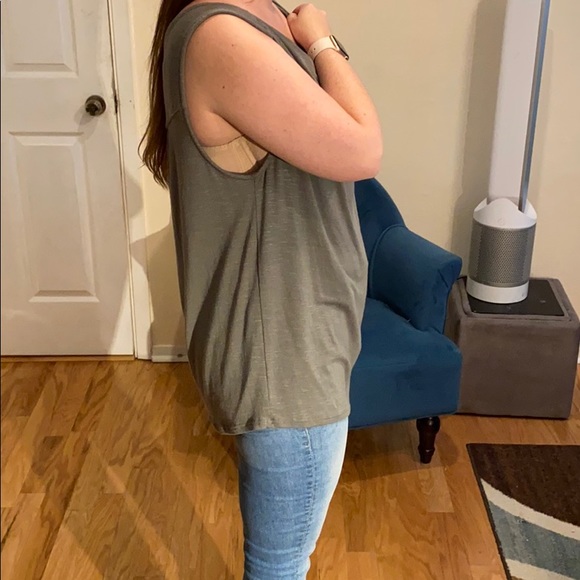 Halogen sleeveless top in Grey Beluga size L NWT - Picture 6 of 9